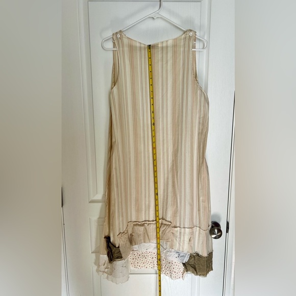 Krista Larson Beige Striped Dress - Picture 5 of 6